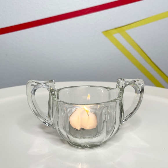 Glass Double Handle Cup - Picture 3 of 4